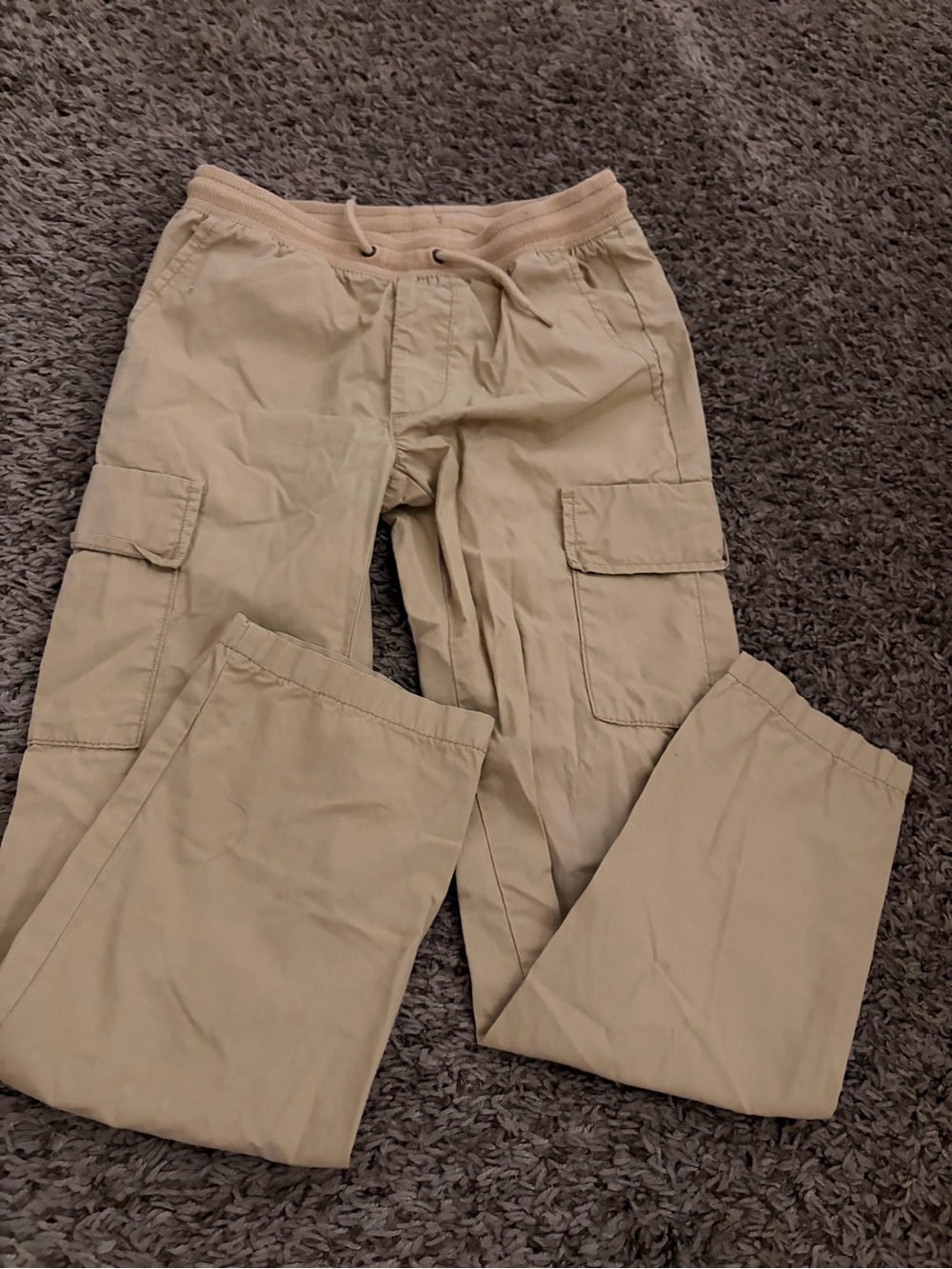 Boys Gap  Cargo Pants in Khaki - Casual Drawstring Waist